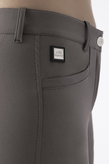 Equiline Dames Rijbroek Cedar X-Grip Full Grip Zip Pocket - luxueuze katoenen stof Equiline Dames Rijbroek Cedar X-Grip Full Grip Zip Pocket - luxueuze katoenen stof