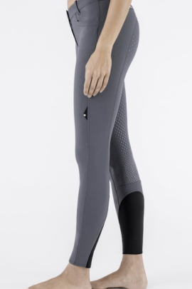 Equiline Women's Riding Breeches Cedar X-Grip Full Grip Zipped Pocket - luxurious cotton