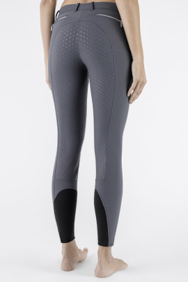 Equiline Dames Rijbroek Cedar X-Grip Full Grip Zip Pocket - luxueuze katoenen stof Equiline Dames Rijbroek Cedar X-Grip Full Grip Zip Pocket - luxueuze katoenen stof