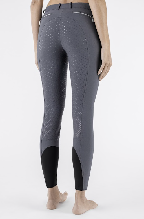 Equiline Dames Rijbroek Cedar X-Grip Full Grip Zip Pocket - luxueuze katoenen stof Equiline Dames Rijbroek Cedar X-Grip Full Grip Zip Pocket - luxueuze katoenen stof