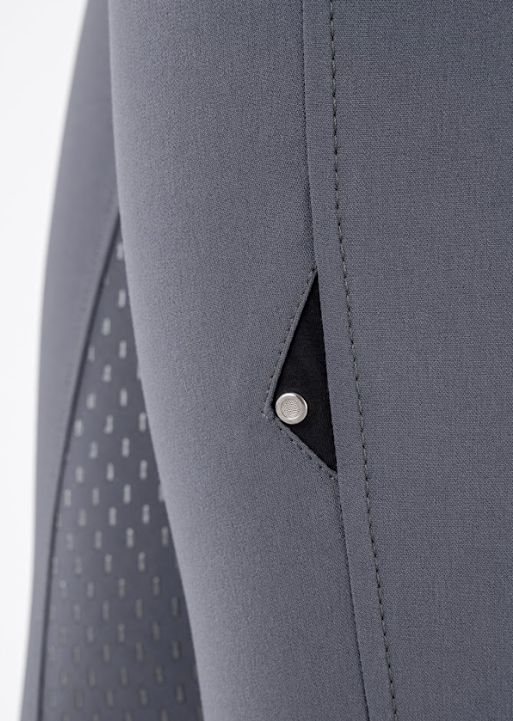 Equiline Dames Rijbroek Cedar X-Grip Full Grip Zip Pocket - luxueuze katoenen stof Equiline Dames Rijbroek Cedar X-Grip Full Grip Zip Pocket - luxueuze katoenen stof