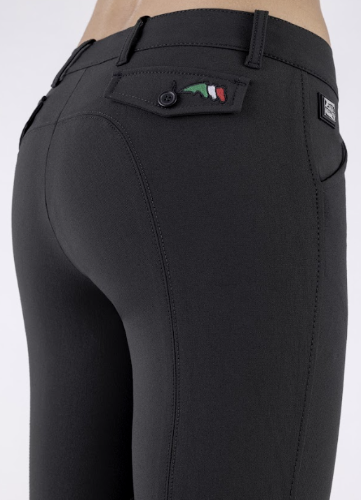 Equiline Dames Rijbroek Boston Patch En Italiaanse Vlag Logo - Ridershouse Equiline Dames Rijbroek Boston Patch En Italiaanse Vlag Logo - Ridershouse