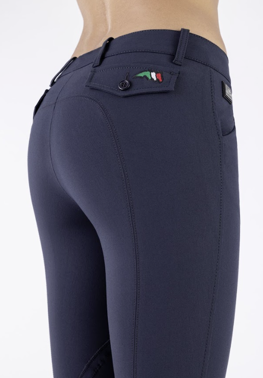 Equiline Dames Rijbroek Boston Patch En Italiaanse Vlag Logo - Ridershouse Equiline Dames Rijbroek Boston Patch En Italiaanse Vlag Logo - Ridershouse