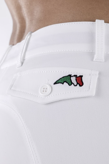 Equiline Dames Rijbroek Boston Patch En Italiaanse Vlag Logo - Ridershouse Equiline Dames Rijbroek Boston Patch En Italiaanse Vlag Logo - Ridershouse