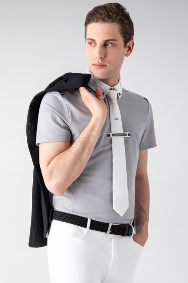 Equiline Heren Tech Mesh Wedstrijdshirt Curtiek - Sleet Grey - Ridershouse Equiline Heren Tech Mesh Wedstrijdshirt Curtiek - Sleet Grey - Ridershouse