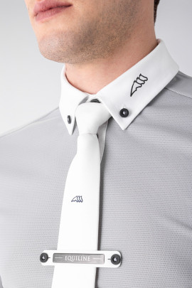 Equiline Heren Tech Mesh Wedstrijdshirt Curtiek - Sleet Grey - Ridershouse Equiline Heren Tech Mesh Wedstrijdshirt Curtiek - Sleet Grey - Ridershouse
