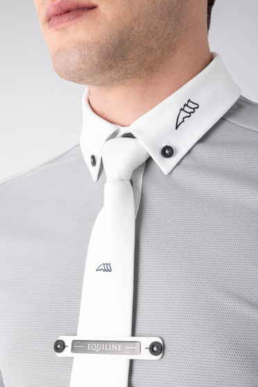 Equiline Heren Tech Mesh Wedstrijdshirt Curtiek - Sleet Grey - Ridershouse Equiline Heren Tech Mesh Wedstrijdshirt Curtiek - Sleet Grey - Ridershouse