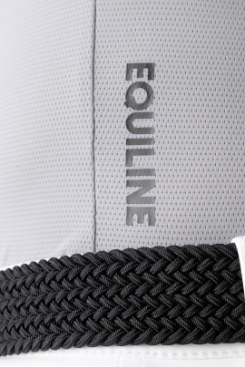 Equiline Men's Tech Mesh Competition Polo Shirt Curtiek - Sleet Grey - 2024 Equiline Men's Tech Mesh Competition Polo Shirt Curtiek - Sleet Grey - 2024