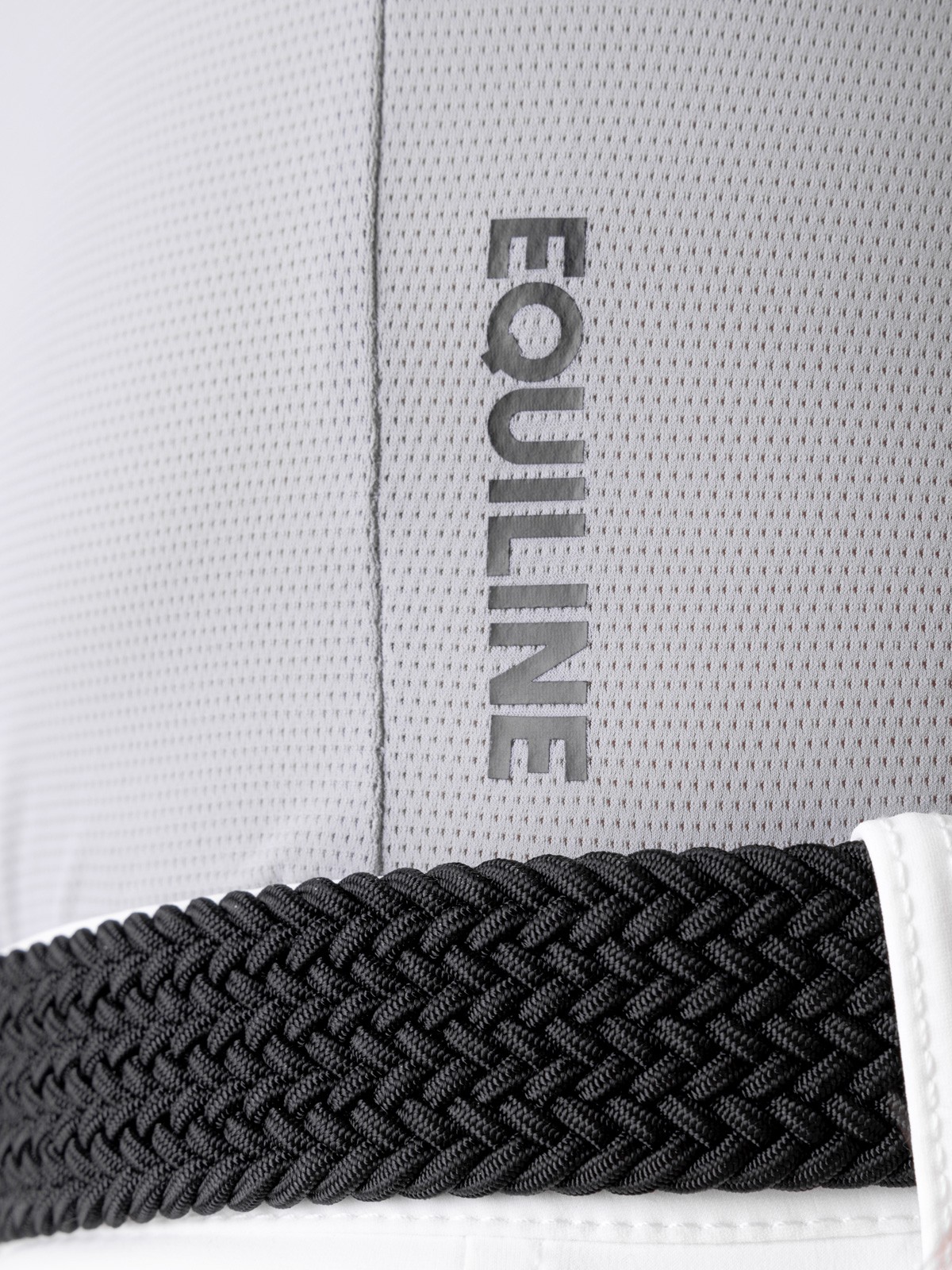 Equiline Men's Tech Mesh Competition Polo Shirt Curtiek - Sleet Grey - 2024 Equiline Men's Tech Mesh Competition Polo Shirt Curtiek - Sleet Grey - 2024