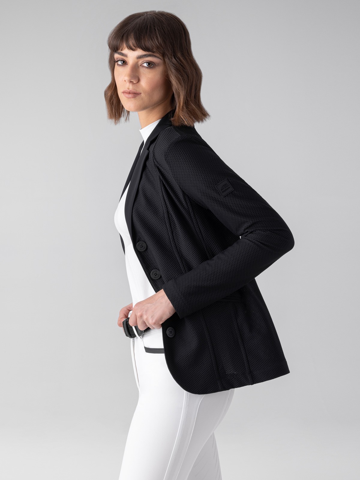 Equiline Women's Mesh Competition Jacket Cospec - Black - Ridershouse.com Equiline Women's Mesh Competition Jacket Cospec - Black - Ridershouse.com