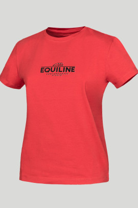 Equiline Dames Roundneck T-Shirt Cerpy - Molten Lava - Ridershouse.com