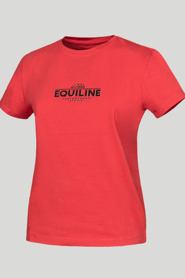 Equiline Dames Roundneck T-Shirt Cerpy - Molten Lava - Ridershouse.com Equiline Dames Roundneck T-Shirt Cerpy - Molten Lava - Ridershouse.com