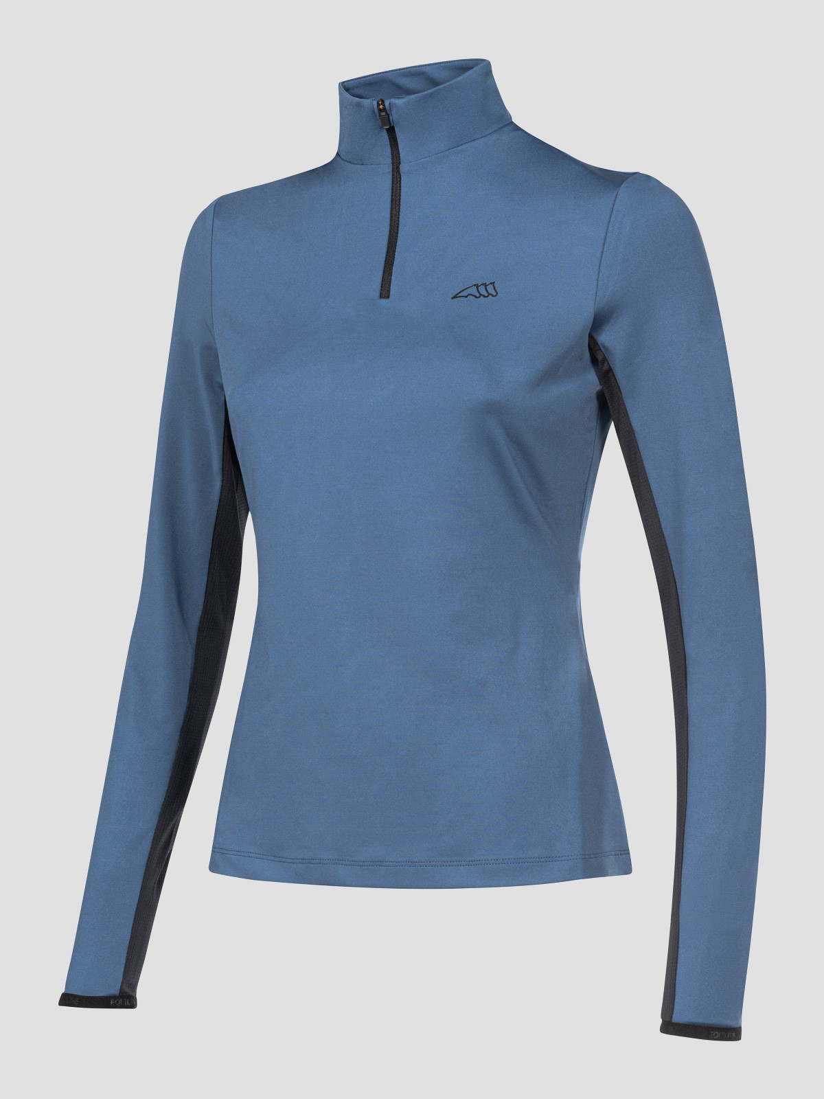 Equiline Dames Training Shirt Lange Mouwen Anti-UV Second Skin Caffe - Indigo Blue Equiline Dames Training Shirt Lange Mouwen Anti-UV Second Skin Caffe - Indigo Blue