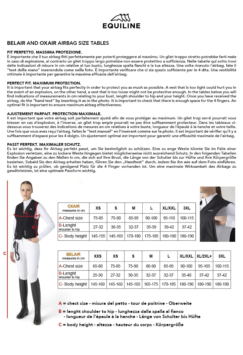 Equiline Airbagvest voor alle disciplines | Veiligheid en comfort Equiline Airbagvest voor alle disciplines | Veiligheid en comfort