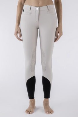 Equiline Women's Riding Breeches Ash Knee Grip Zipped Pocket - Ridershouse Equiline Women's Riding Breeches Ash Knee Grip Zipped Pocket - Ridershouse