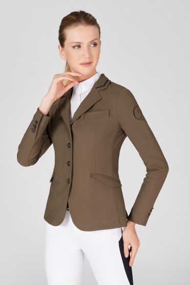 Vestrum Dames Wedstrijdjasje Canberra Olijf - Zwart, Heerlijk Full Stretch Vestrum Dames Wedstrijdjasje Canberra Olijf - Zwart, Heerlijk Full Stretch