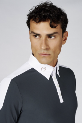 Vestrum Heren Wedstrijdshirt L/S Tolmezzo - Donkergrijs - Ridershouse.com Vestrum Heren Wedstrijdshirt L/S Tolmezzo - Donkergrijs - Ridershouse.com