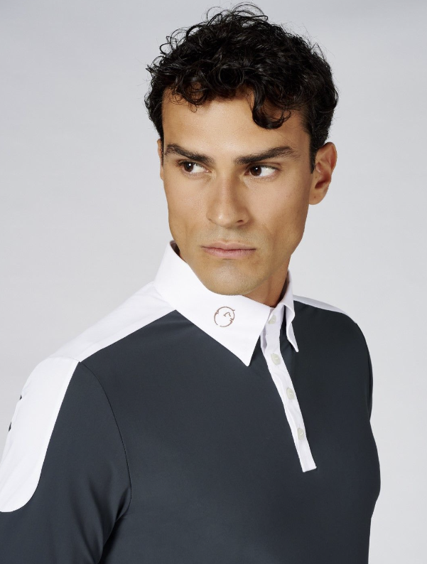 Vestrum Heren Wedstrijdshirt L/S Tolmezzo - Donkergrijs - Ridershouse.com Vestrum Heren Wedstrijdshirt L/S Tolmezzo - Donkergrijs - Ridershouse.com