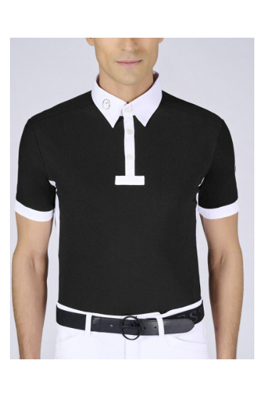 Ridershouse: Vestrum Wedstrijdshirt Budoni SS - Donker Grijs Ridershouse: Vestrum Wedstrijdshirt Budoni SS - Donker Grijs