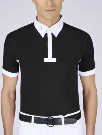 Ridershouse: Vestrum Wedstrijdshirt Budoni SS - Donker Grijs Ridershouse: Vestrum Wedstrijdshirt Budoni SS - Donker Grijs