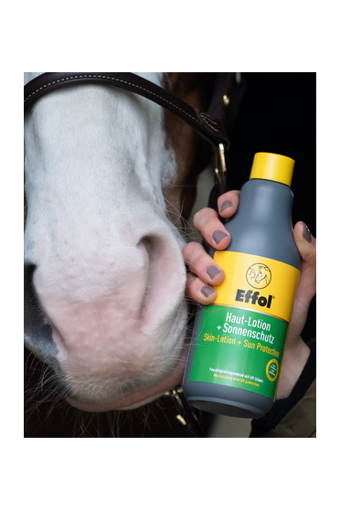 Effol Huid Lotion Met Zonne Bescherming 500ml, Geschikt voor paarden die gevoelig zijn voor UV Effol Huid Lotion Met Zonne Bescherming 500ml, Geschikt voor paarden die gevoelig zijn voor UV