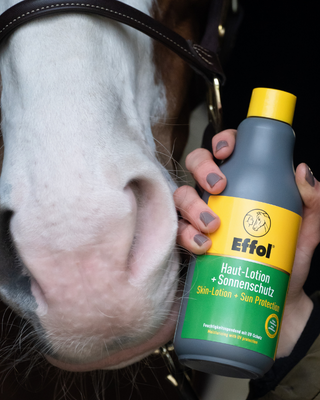 Effol Huid Lotion Met Zonne Bescherming 500ml, Geschikt voor paarden die gevoelig zijn voor UV Effol Huid Lotion Met Zonne Bescherming 500ml, Geschikt voor paarden die gevoelig zijn voor UV