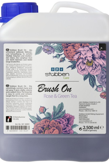 Stubben Brush On Manenspray Rose and green tea, makkelijk doorkambaarheid Stubben Brush On Manenspray Rose and green tea, makkelijk doorkambaarheid