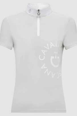 CT Orbit Jersey S/S Competition Zip Polo - Grijs