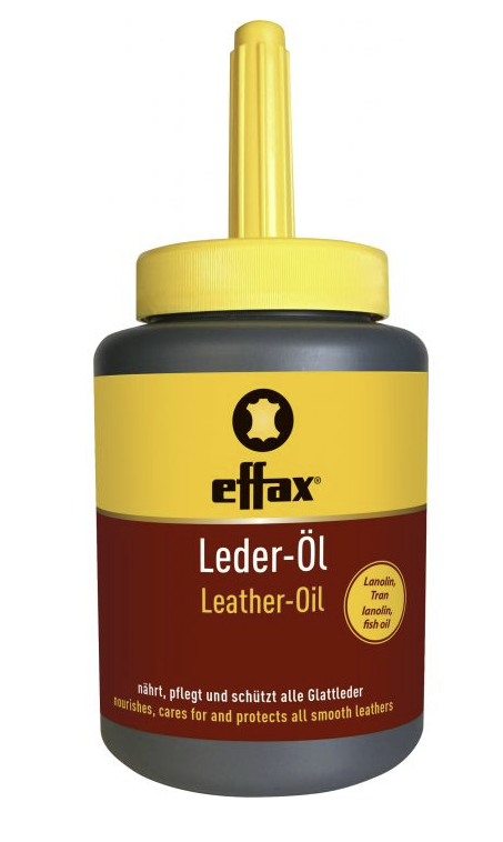 Effax Leder Olie Met Kwast 475ml - voedt en verzorgt alle gladde leersoorten Effax Leder Olie Met Kwast 475ml - voedt en verzorgt alle gladde leersoorten
