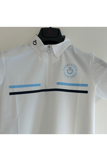 Ridershouse: CT Boys Jersey Shirt With Pocket S/S In De Kleur Wit. Ridershouse: CT Boys Jersey Shirt With Pocket S/S In De Kleur Wit.
