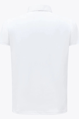 CT Boys Orbit Pocket Print Jersey S/S Competition Polo - White CT Boys Orbit Pocket Print Jersey S/S Competition Polo - White