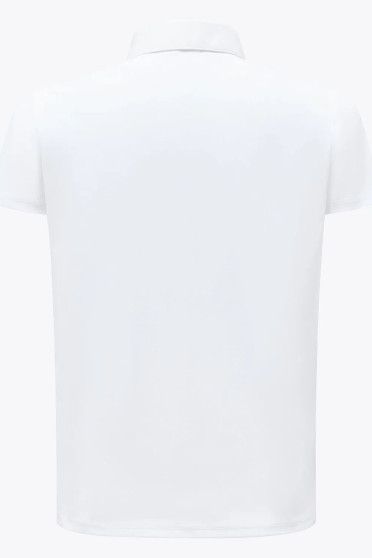 CT Boys Orbit Pocket Print Jersey S/S Competition Polo - White CT Boys Orbit Pocket Print Jersey S/S Competition Polo - White