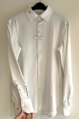 Samshield Men's Competition Shirt Henry Long Sleeves - White - Ridershouse