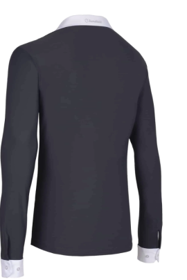 Samshield Men's Competition Shirt Christophe in color Navy Blue - Black Samshield Men's Competition Shirt Christophe in color Navy Blue - Black