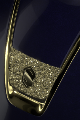 Miss Shield 2.0 Helmet Glossy Blue - Crystal Fabric Swarovski Metal Eclipse Miss Shield 2.0 Helmet Glossy Blue - Crystal Fabric Swarovski Metal Eclipse