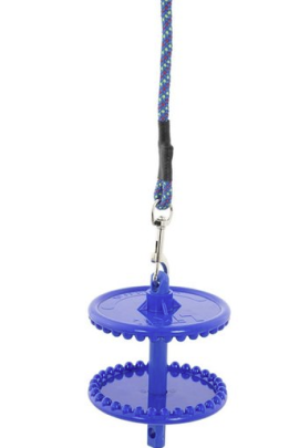Likit Salt Lick Holder With Rope - Blue - for lickit lickstone of 650g