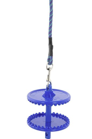 Likit Salt Lick Holder With Rope - Blue - for lickit lickstone of 650g Likit Salt Lick Holder With Rope - Blue - for lickit lickstone of 650g