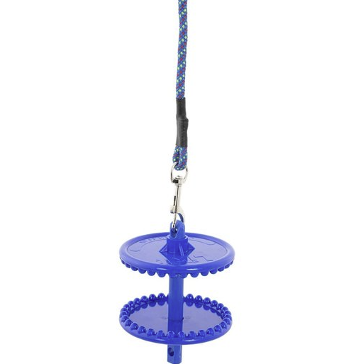Likit Salt Lick Holder With Rope - Blue - for lickit lickstone of 650g Likit Salt Lick Holder With Rope - Blue - for lickit lickstone of 650g