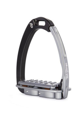 Tech Stirrups Venice EVO Plus Safety Stirrups | Black - Titanium