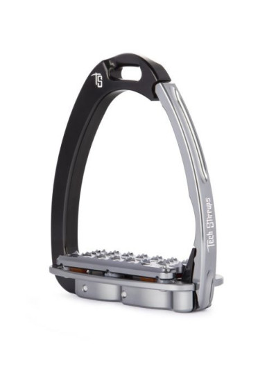 Tech Stirrups Venice EVO Plus Safety Stirrups | Black - Titanium Tech Stirrups Venice EVO Plus Safety Stirrups | Black - Titanium