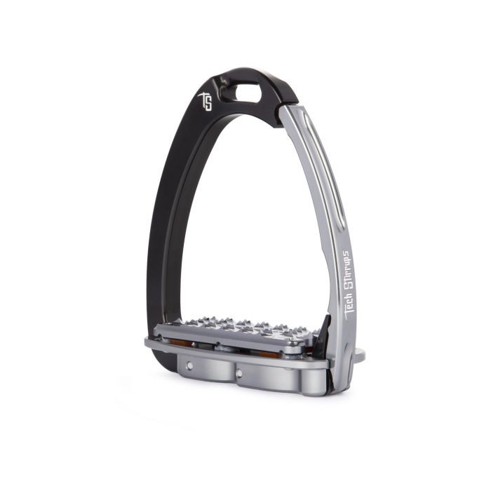 Tech Stirrups Venice EVO Plus Veiligheidsbeugels | Black - Titanium Tech Stirrups Venice EVO Plus Veiligheidsbeugels | Black - Titanium