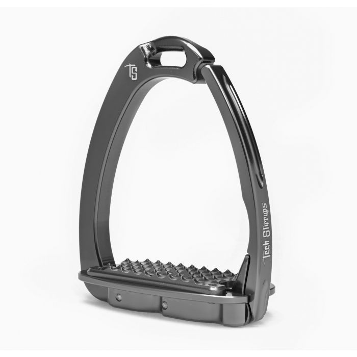 Tech Stirrups Venice EVO Sloped Veiligheidsbeugels | Titanium Tech Stirrups Venice EVO Sloped Veiligheidsbeugels | Titanium