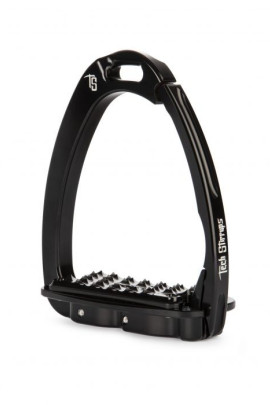 Tech Stirrups Venice EVO Sloped Safety Stirrups | Black - Black