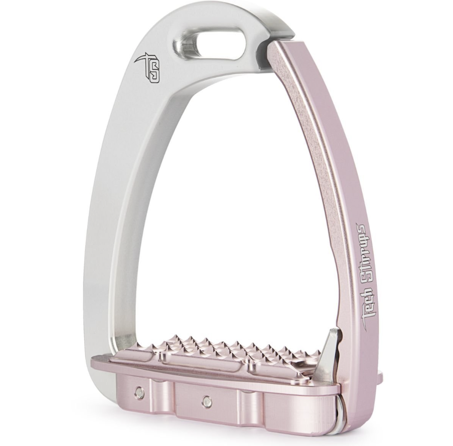 Tech Stirrups Venice Children Veiligheidsbeugels | Silver - Pink Tech Stirrups Venice Children Veiligheidsbeugels | Silver - Pink