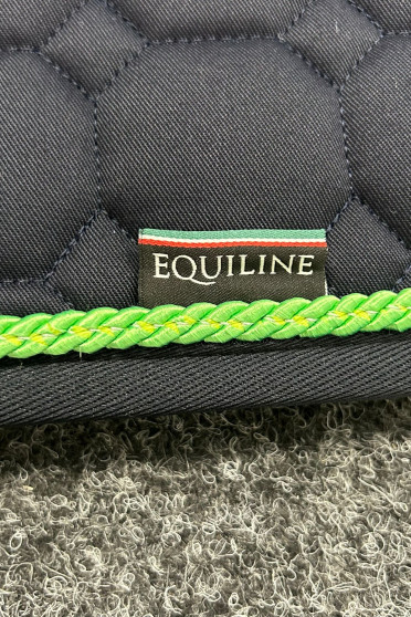 Equiline Octagon Sjabrak - Navy Groen Equiline Octagon Sjabrak - Navy Groen