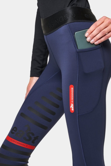 eaSt Reggings R1 Mid Season Blauw, Legging met veel comfort en grip. eaSt Reggings R1 Mid Season Blauw, Legging met veel comfort en grip.