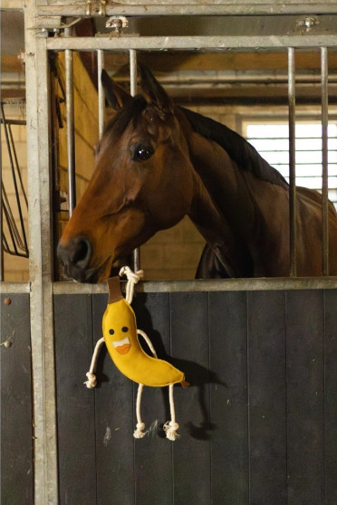 Excellent Horse Foodie Friends paardenspeeltje Banana - uitdagend voor het paard Excellent Horse Foodie Friends paardenspeeltje Banana - uitdagend voor het paard