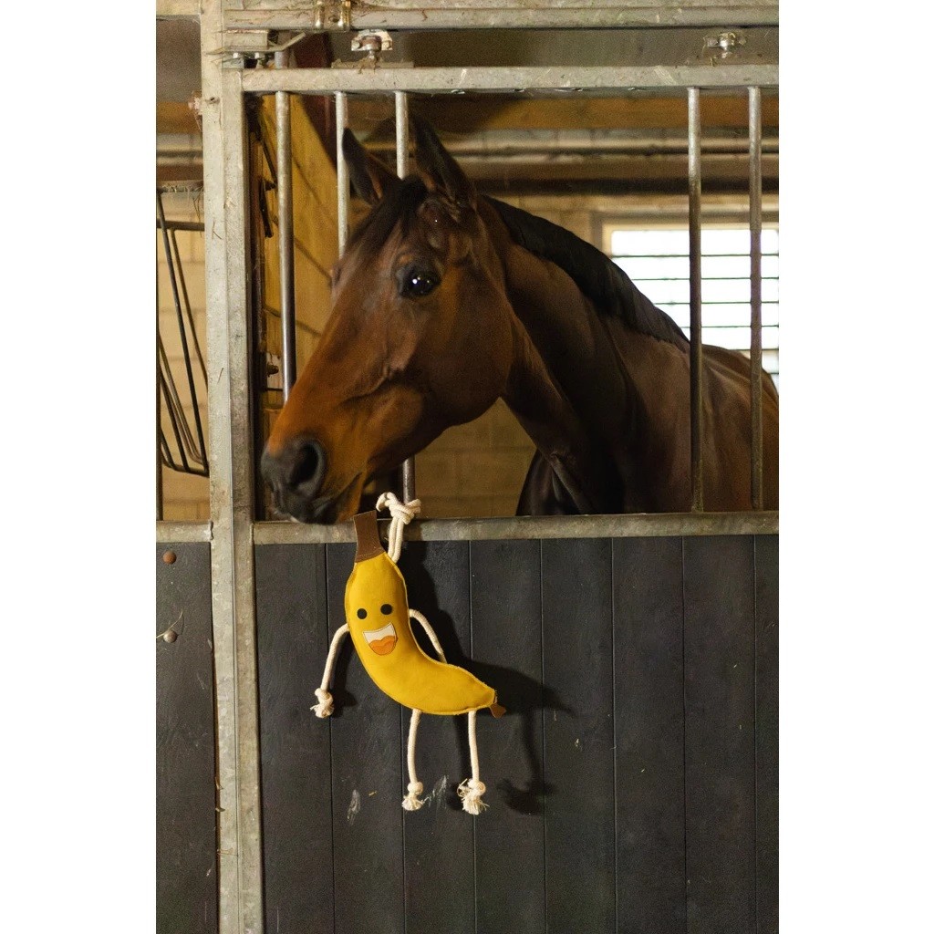 Excellent Horse Foodie Friends paardenspeeltje Banana - uitdagend voor het paard Excellent Horse Foodie Friends paardenspeeltje Banana - uitdagend voor het paard
