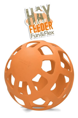 Hay Slow Feeder Fun & Flex Oranje , het is speeltijd in de stal. Hay Slow Feeder Fun & Flex Oranje , het is speeltijd in de stal.