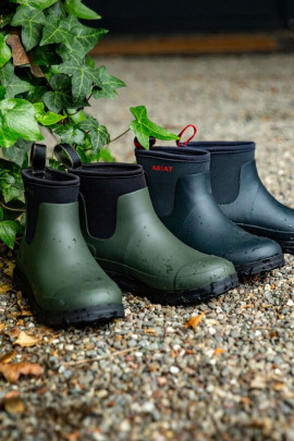 Ariat Dames Kelmarsh Rubberen Laarsjes Kort - Olijf Groen Waterdicht Ariat Dames Kelmarsh Rubberen Laarsjes Kort - Olijf Groen Waterdicht